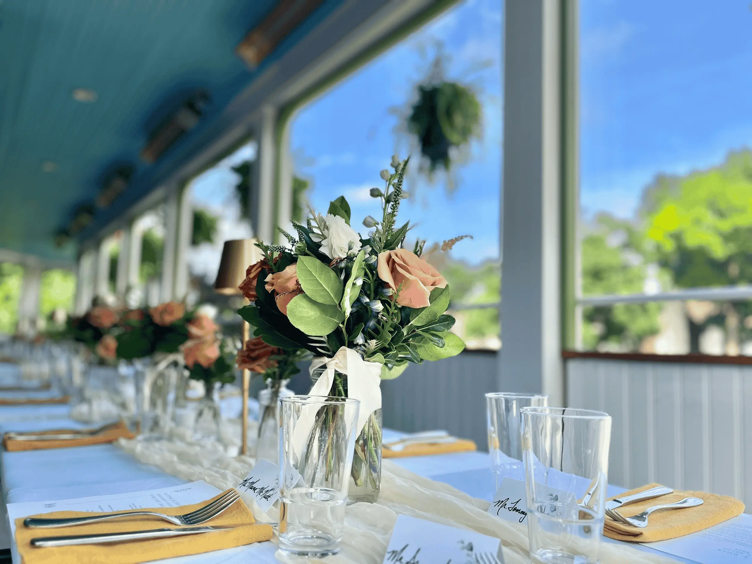 baby or bridal shower in an elegant space